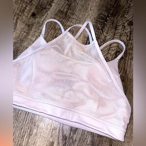 Zella Nordstrom Sports bra with mesh and cross back detail